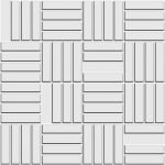 Dekorační panel moduloFORM tvar PD11