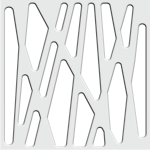 Dekorační panel moduloFORM tvar PDA02