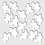 Dekorační panel moduloFORM tvar PDA04