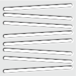 Dekorační panel moduloFORM tvar PDA08