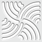 Dekorační panel moduloFORM tvar PDA10