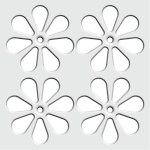 Dekorační panel moduloFORM tvar PDA13