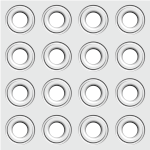 Dekorační panel moduloFORM tvar PDA16