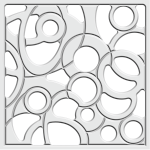 Dekorační panel moduloFORM tvar PDA20