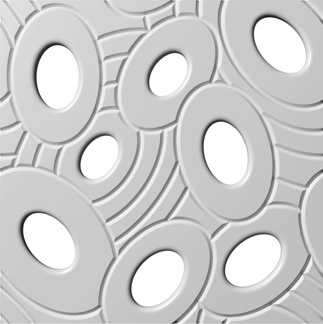 Dekorační panel moduloFORM tvar PDA23