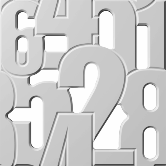 Dekorační panel moduloFORM tvar PDA30