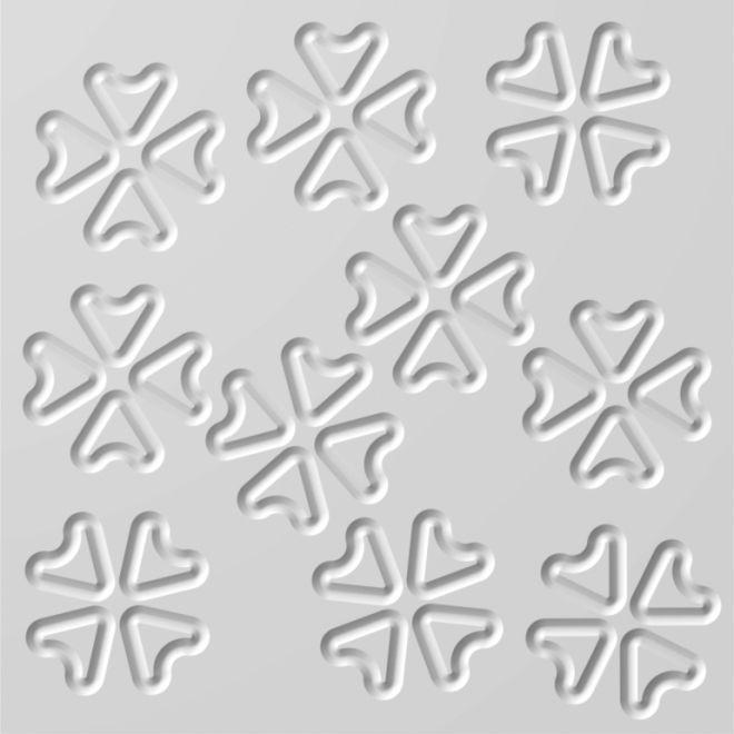 Dekorační panel moduloFORM tvar PDA19F