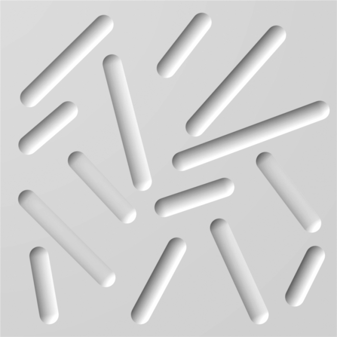 Dekorační panel moduloFORM tvar PDA07F