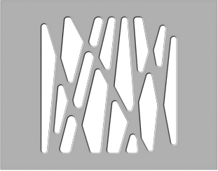 Kryt radiátoru GEO šířka 0900 mm