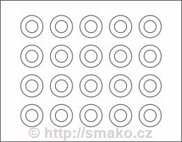 Kryt radiátoru RINGS šířka 0900 mm