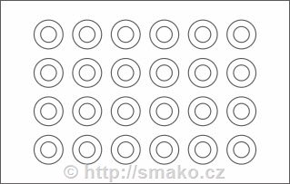 Kryt radiátoru RINGS šířka 1100 mm