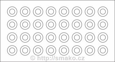 Kryt radiátoru RINGS šířka 1300 mm