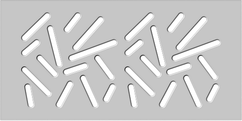 Kryt radiátoru STICKS šířka 1400 mm