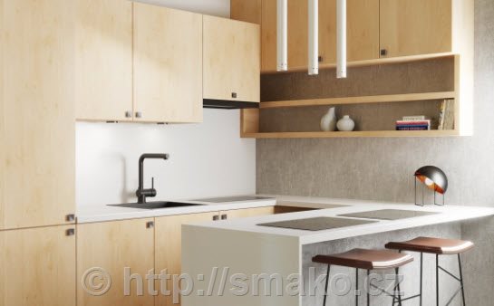 Nábytková dvířka dýhovaná tvar D002