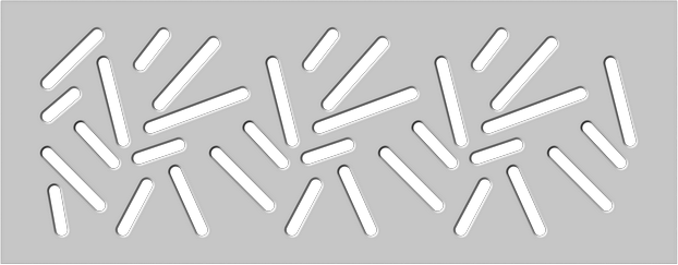 Kryt radiátoru STICKS šířka 1800 mm